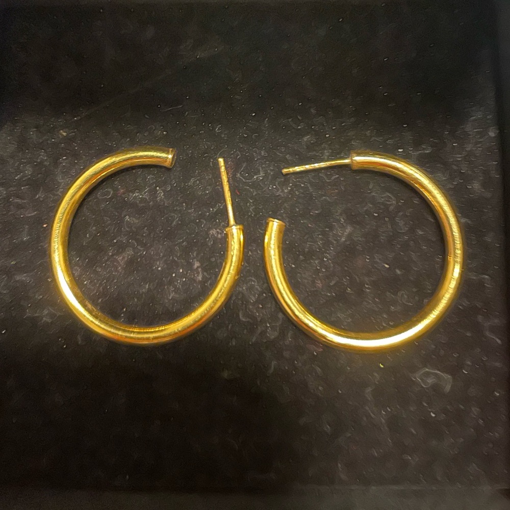 Madewell hoop earrings